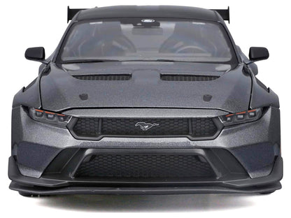 2025 Ford Mustang GTD Dark Gray Metallic with Black Top "Special Edition" Series 1/18 Diecast Model Car by Maisto by Maisto