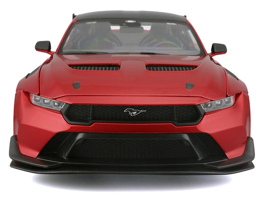 2025 Ford Mustang GTD Red Metallic with Black Top "Special Edition" Series 1/18 Diecast Model Car by Maisto by Maisto