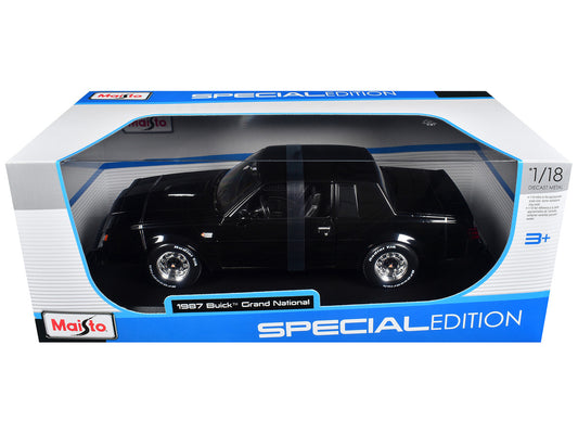 1987 Buick Grand National Black "Special Edition" Series 1/18 Diecast Model Car by Maisto by Maisto