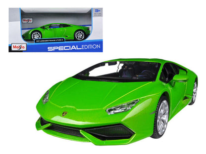 Lamborghini Huracan LP610-4 Green 1/24 Diecast Model Car by Maisto by Maisto