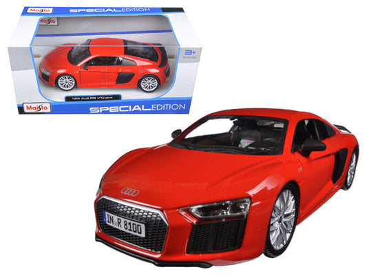 Audi R8 V10 Plus Red Special Edition 1/24 Diecast Model Car by Maisto by Maisto