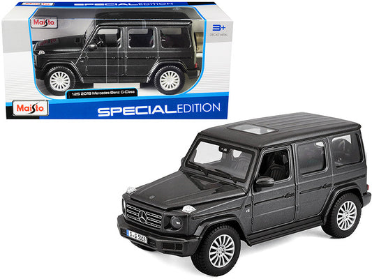 2019 Mercedes Benz G-Class with Sunroof Dark Gray Metallic 1/25 Diecast Model Car by Maisto by Maisto
