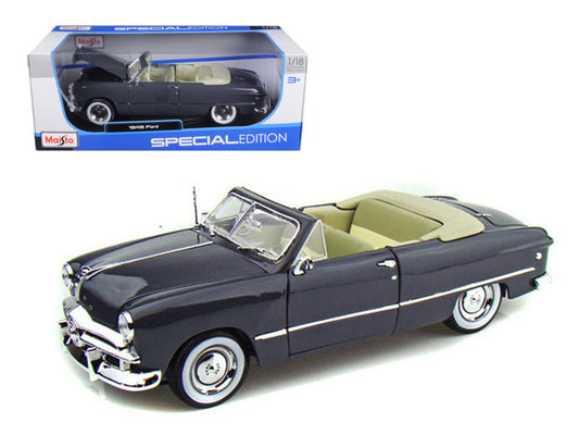 1949 Ford Convertible Gray 1/18 Diecast Model Car by Maisto by Maisto