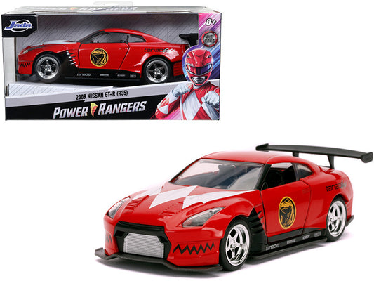 2009 Nissan GT-R (R35) Red Red Ranger's "Power Rangers" 1/32 Diecast Model Car by Jada by Jada