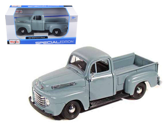 1948 Ford F-1 Pickup Truck Gray 1/25 Diecast Model by Maisto by Maisto