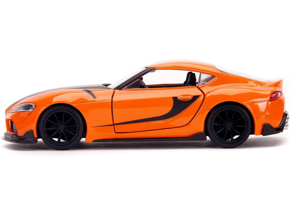 Toyota GR Supra Orange with Black Stripes "Fast & Furious 9 F9" (2021) Movie 1/32 Diecast Model Car by Jada by Jada