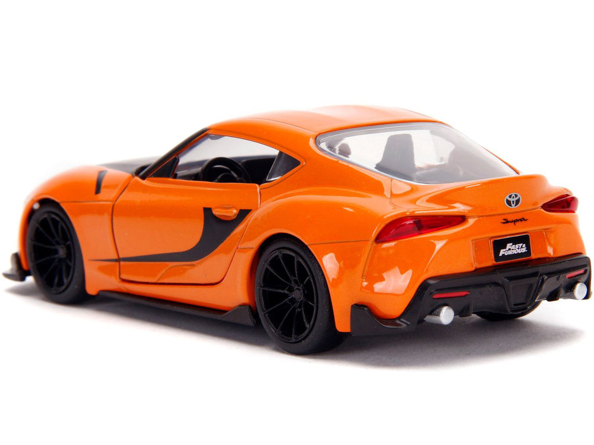 Toyota GR Supra Orange with Black Stripes "Fast & Furious 9 F9" (2021) Movie 1/32 Diecast Model Car by Jada by Jada