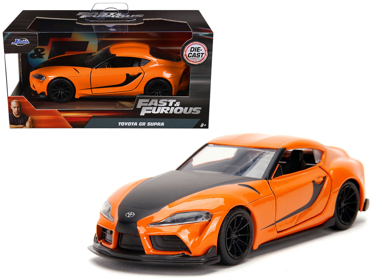 Toyota GR Supra Orange with Black Stripes "Fast & Furious 9 F9" (2021) Movie 1/32 Diecast Model Car by Jada by Jada