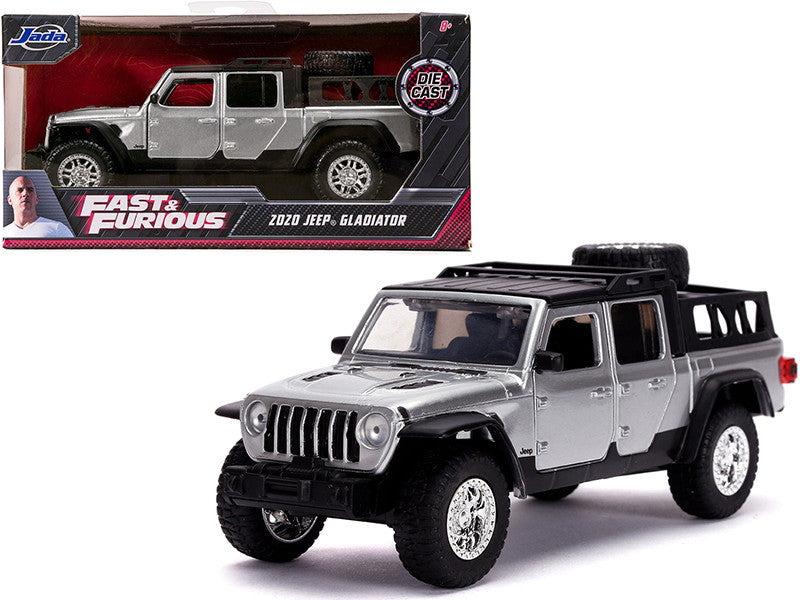 2020 Jeep Gladiator Pickup Truck Silver with Black Top "Fast & Furious" Movie 1/32 Diecast Model Car by Jada by Jada