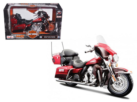 2013 Harley Davidson FLHTK Electra Glide Ultra Limited Red Bike 1/12 Diecast Motorcycle Model by Maisto by Maisto