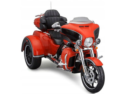 2021 Harley Davidson CVO Tri Glide Motorcycle Orange "H-D Custom" 1/12 Diecast Model by Maisto by Maisto