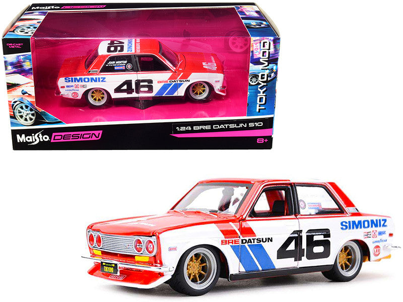Datsun 510 #46 "Simoniz" BRE (Brock Racing Enterprises) "Tokyo Mod" 1/24 Diecast Model Car by Maisto by Maisto