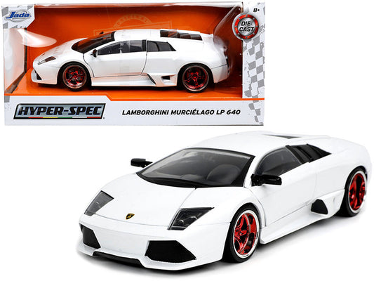 Lamborghini Murcielago LP640 White "Hyper-Spec" 1/24 Diecast Model Car by Jada by Jada