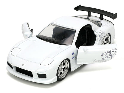 1993 Mazda RX-7 "HKS" White "The Fast and the Furious" (2001) Movie "25 Years of Fast & Furious" Series 1/32 Diecast Model Car by Jada by Jada