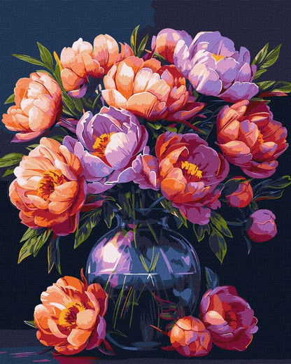 The Luxury of Flowers Painting by Numbers Kit by Ideyka KHO3274