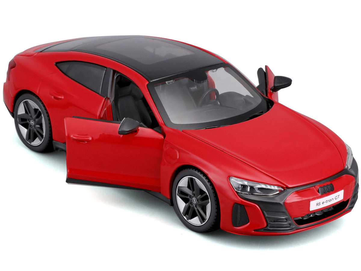 2022 Audi RS e-Tron GT Red with Black Top and Sunroof "Special Edition" Series 1/25 Diecast Model Car by Maisto by Maisto