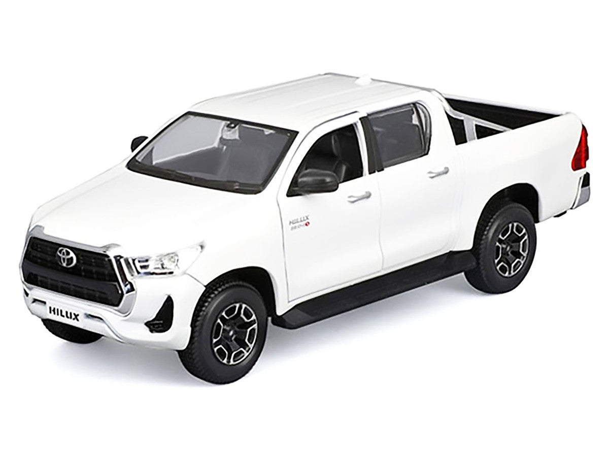 Toyota Hilux Pickup Truck White "Special Edition" Series 1/27 Diecast Model Car by Maisto by Maisto