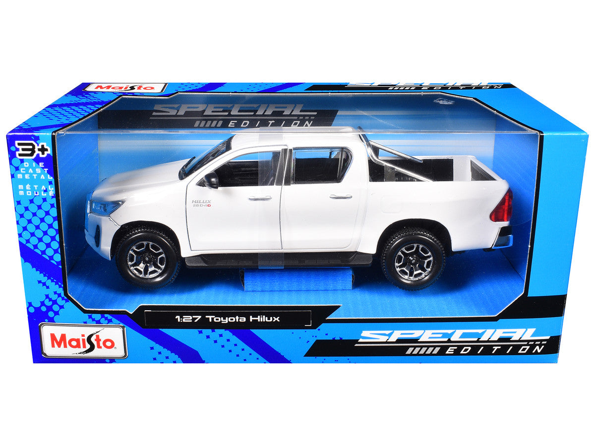 Toyota Hilux Pickup Truck White "Special Edition" Series 1/27 Diecast Model Car by Maisto by Maisto