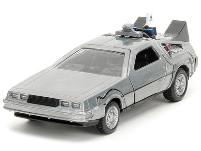 "Back to the Future" Delorean Set of 3 pieces "Hollywood Rides" Series 1/32 Diecast Model Car by Jada by Jada