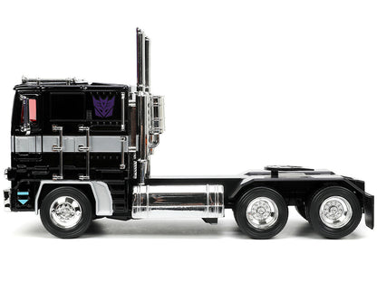 Decepticon Nemesis Prime with Robot on Chassis "Transformers" TV Series "Hollywood Rides" Series 1/24 Diecast Model by Jada by Jada