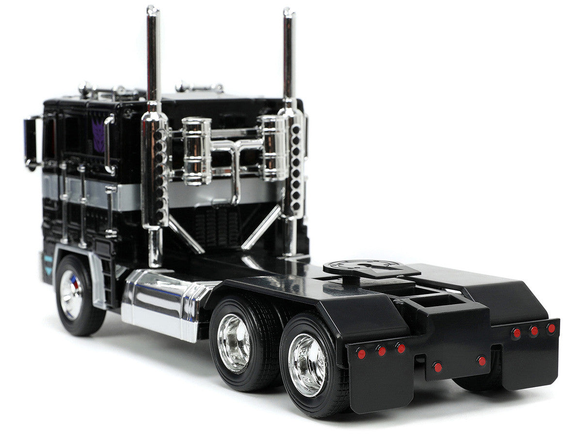 Decepticon Nemesis Prime with Robot on Chassis "Transformers" TV Series "Hollywood Rides" Series 1/24 Diecast Model by Jada by Jada