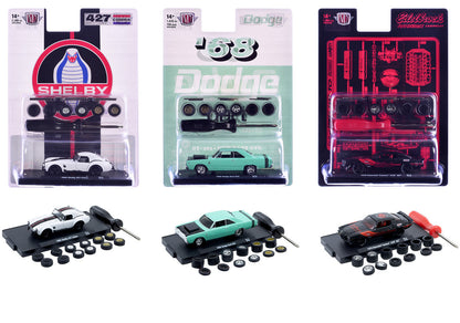 "Auto Wheels" 3 piece Car Set Release 14 Limited Edition to 2368 pieces Worldwide 1/64 Diecast Model Cars by M2 Machines by M2