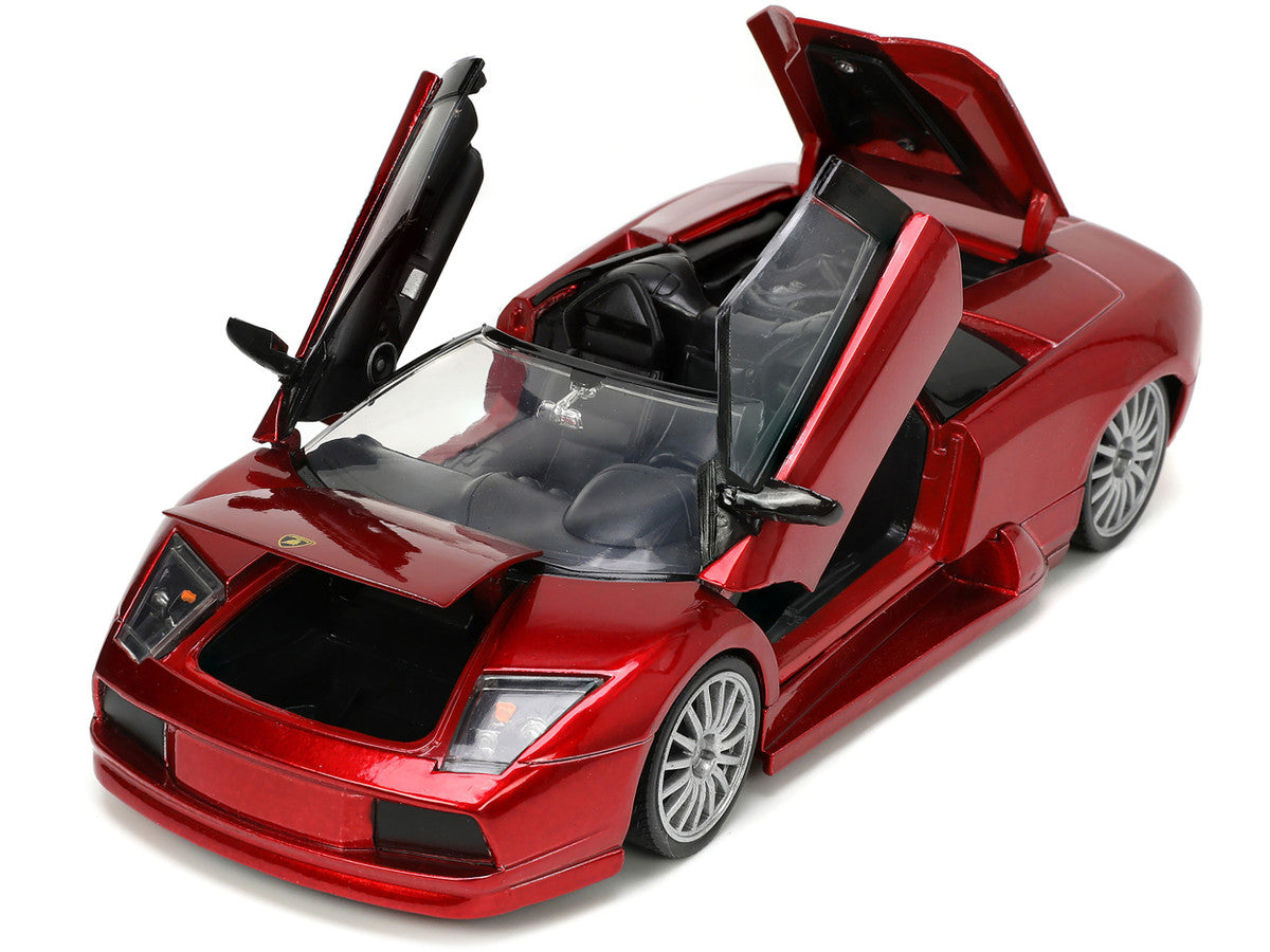 Lamborghini Murcielago Roadster Red Metallic "Hyper-Spec" Series 1/24 Diecast Model Car by Jada by Jada