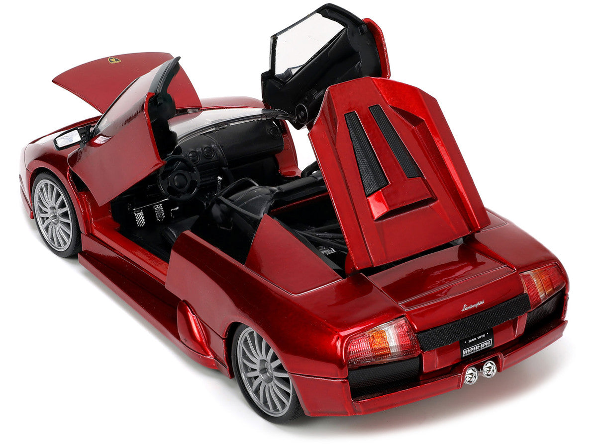 Lamborghini Murcielago Roadster Red Metallic "Hyper-Spec" Series 1/24 Diecast Model Car by Jada by Jada