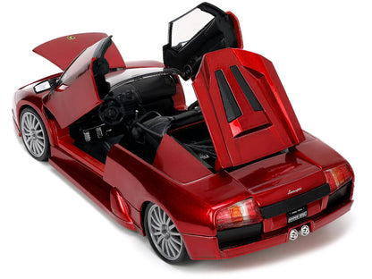 Lamborghini Murcielago Roadster Red Metallic "Hyper-Spec" Series 1/24 Diecast Model Car by Jada by Jada