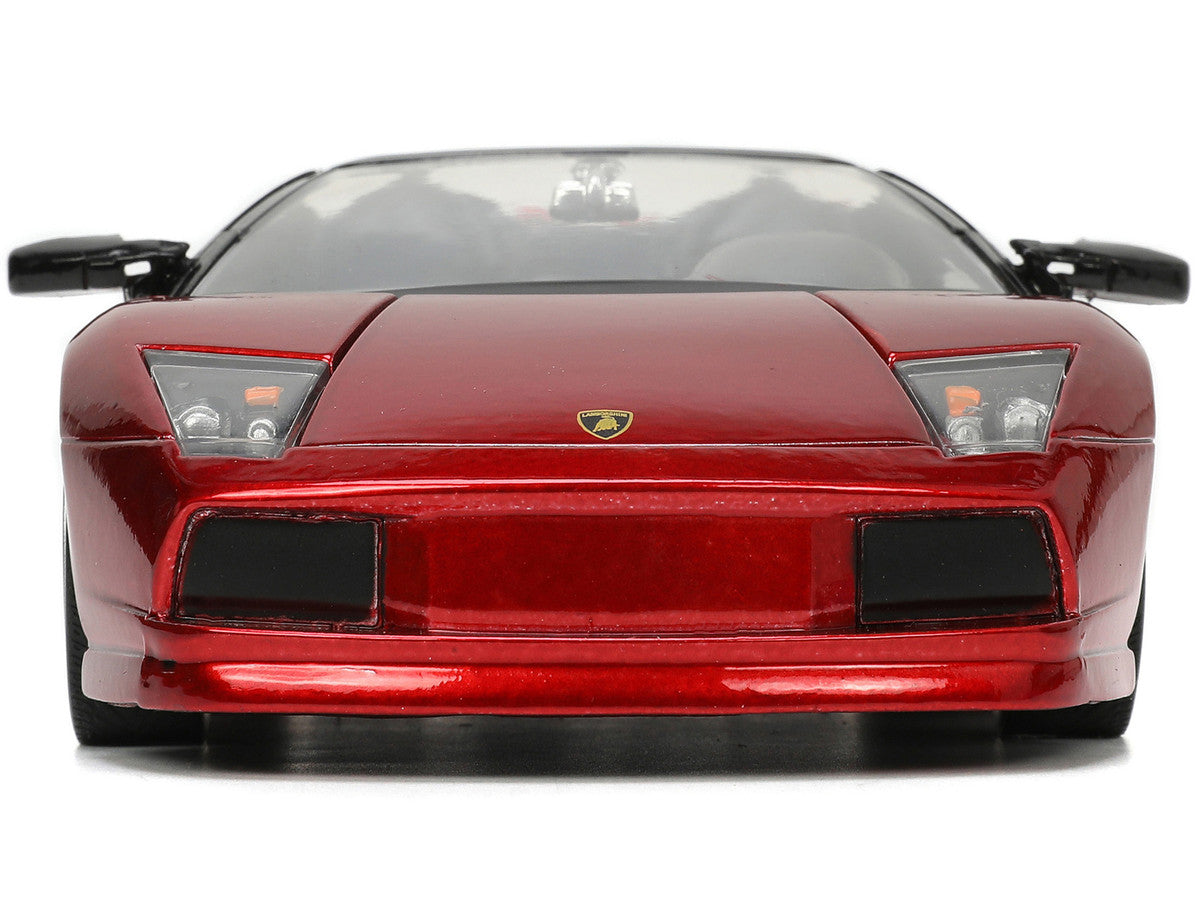 Lamborghini Murcielago Roadster Red Metallic "Hyper-Spec" Series 1/24 Diecast Model Car by Jada by Jada
