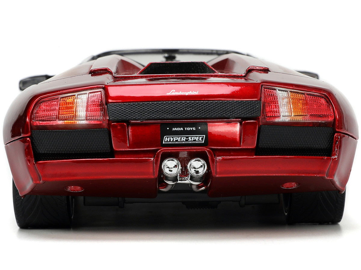 Lamborghini Murcielago Roadster Red Metallic "Hyper-Spec" Series 1/24 Diecast Model Car by Jada by Jada