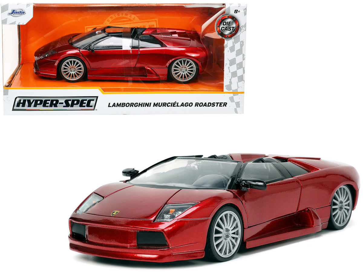 Lamborghini Murcielago Roadster Red Metallic "Hyper-Spec" Series 1/24 Diecast Model Car by Jada by Jada