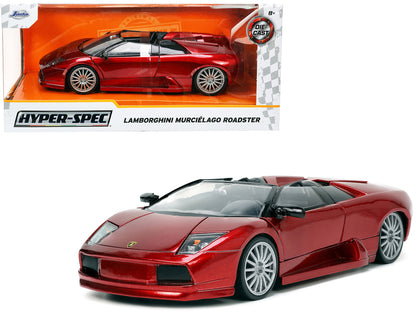 Lamborghini Murcielago Roadster Red Metallic "Hyper-Spec" Series 1/24 Diecast Model Car by Jada by Jada