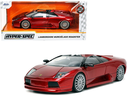 Lamborghini Murcielago Roadster Red Metallic "Hyper-Spec" Series 1/24 Diecast Model Car by Jada by Jada
