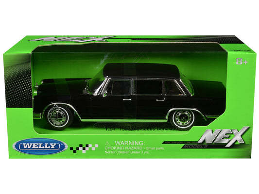1963 Mercedes-Benz 600 Black "NEX Models" Series 1/24 Diecast Model Car by Welly by Welly