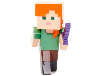 Set of 4 Diecast Figures "Minecraft" Video Game "Metalfigs" Series Diecast Models by Jada by Jada