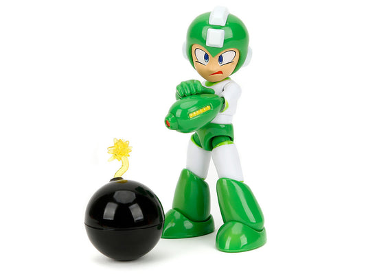 Hyper Bomb 4.5" Moveable Figure with Accessories and Alternate Head and Hands "Mega Man" (1987) Video Game Model by Jada by Jada