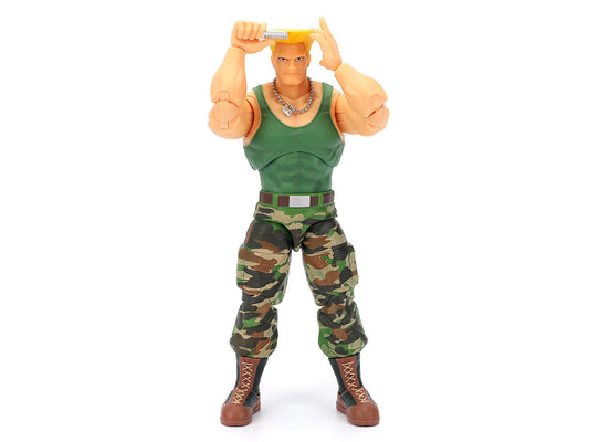 Guile 6" Moveable Figure with Accessories and Alternate Head and Hands "Ultra Street Fighter II: The Final Challengers" (2017) Video Game Model by Jada by Jada