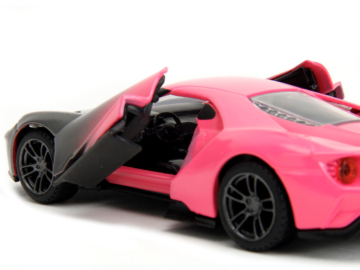 2017 Ford GT Gray Metallic and Pink Gradient "Pink Slips" Series 1/32 Diecast Model Car by Jada by Jada
