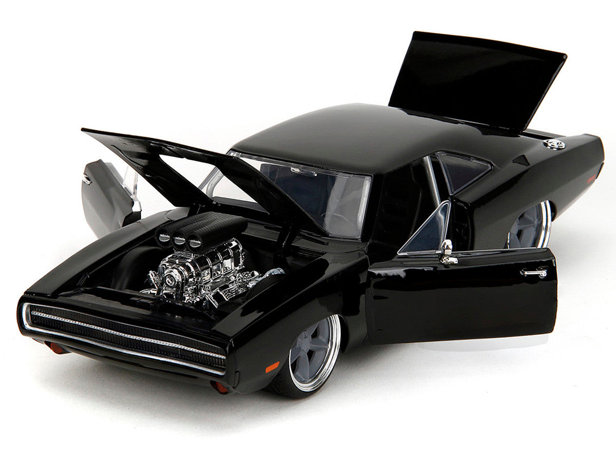 1970 Dodge Charger R/T Black "Fast X" (2023) Movie "Fast & Furious" Series 1/24 Diecast Model Car by Jada by Jada