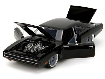 1970 Dodge Charger R/T Black "Fast X" (2023) Movie "Fast & Furious" Series 1/24 Diecast Model Car by Jada by Jada