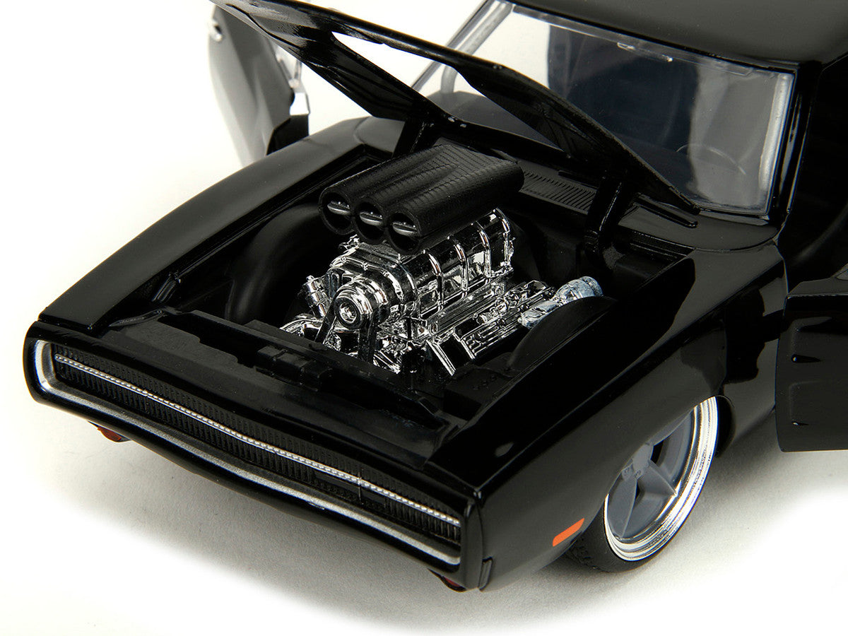 1970 Dodge Charger R/T Black "Fast X" (2023) Movie "Fast & Furious" Series 1/24 Diecast Model Car by Jada by Jada