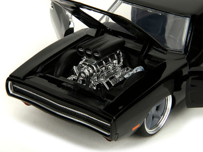 1970 Dodge Charger R/T Black "Fast X" (2023) Movie "Fast & Furious" Series 1/24 Diecast Model Car by Jada by Jada