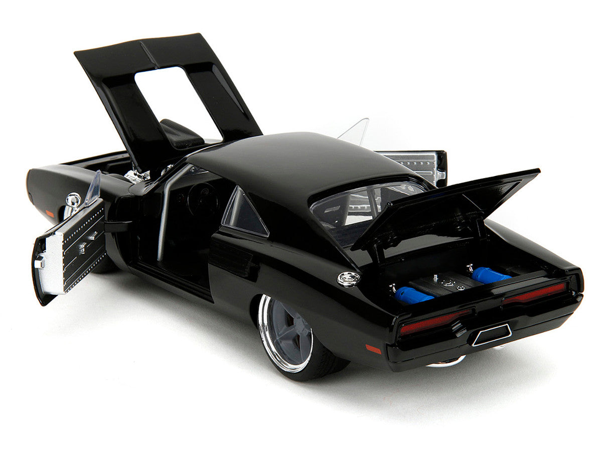 1970 Dodge Charger R/T Black "Fast X" (2023) Movie "Fast & Furious" Series 1/24 Diecast Model Car by Jada by Jada