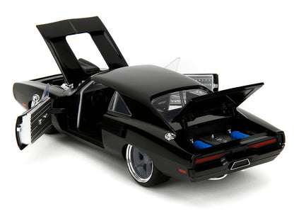 1970 Dodge Charger R/T Black "Fast X" (2023) Movie "Fast & Furious" Series 1/24 Diecast Model Car by Jada by Jada