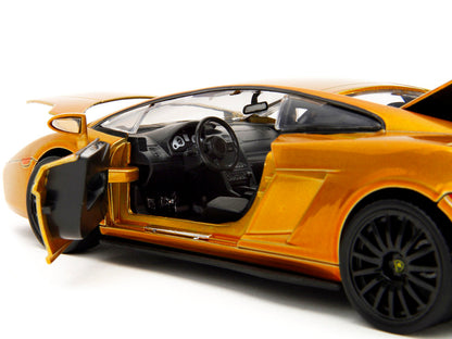 Lamborghini Gallardo Gold Metallic "Fast X" (2023) Movie "Fast & Furious" Series 1/24 Diecast Model Car by Jada by Jada