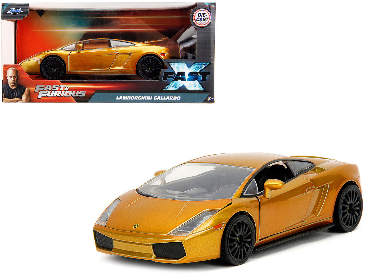 Lamborghini Gallardo Gold Metallic "Fast X" (2023) Movie "Fast & Furious" Series 1/24 Diecast Model Car by Jada by Jada