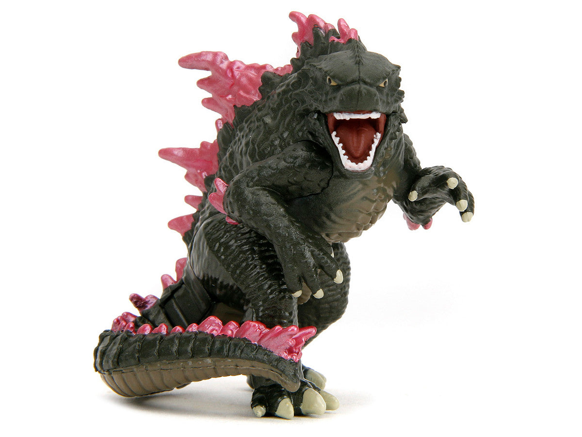 Set of 4 Diecast Figures "Godzilla x Kong: The New Empire" (2024) Movie "Metalfigs" Series Diecast Models by Jada by Jada
