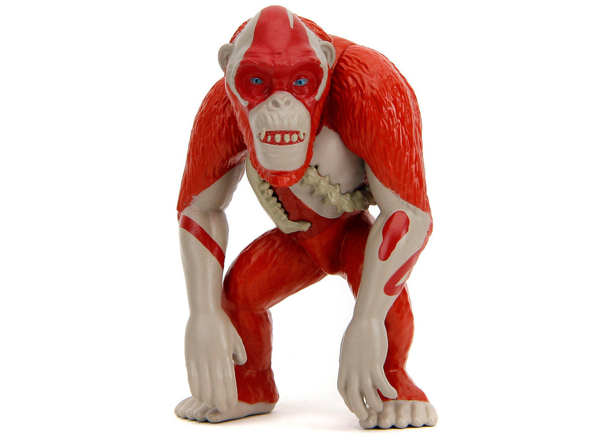 Set of 4 Diecast Figures "Godzilla x Kong: The New Empire" (2024) Movie "Metalfigs" Series Diecast Models by Jada by Jada
