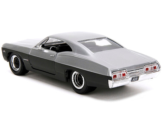 1967 Chevrolet Impala SS Silver Metallic and Black "Bigtime Muscle" Series 1/24 Diecast Model Car by Jada by Jada